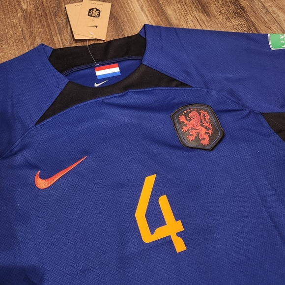 Virgil Dutch Netherlands Blue Kit 2022 Mens New - Picture 2 of 8